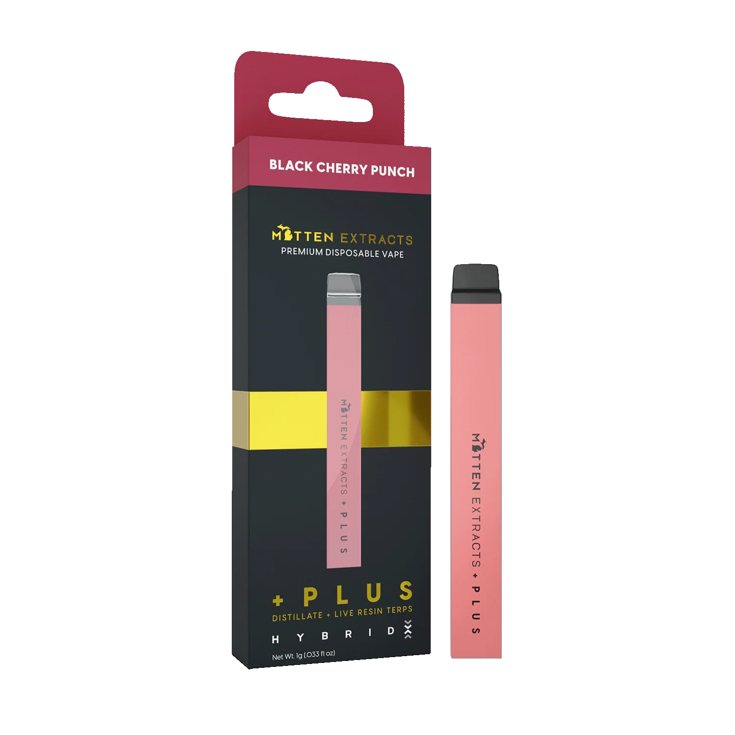 Black Cherry Punch +Plus Disposable Vape - mitten extracts