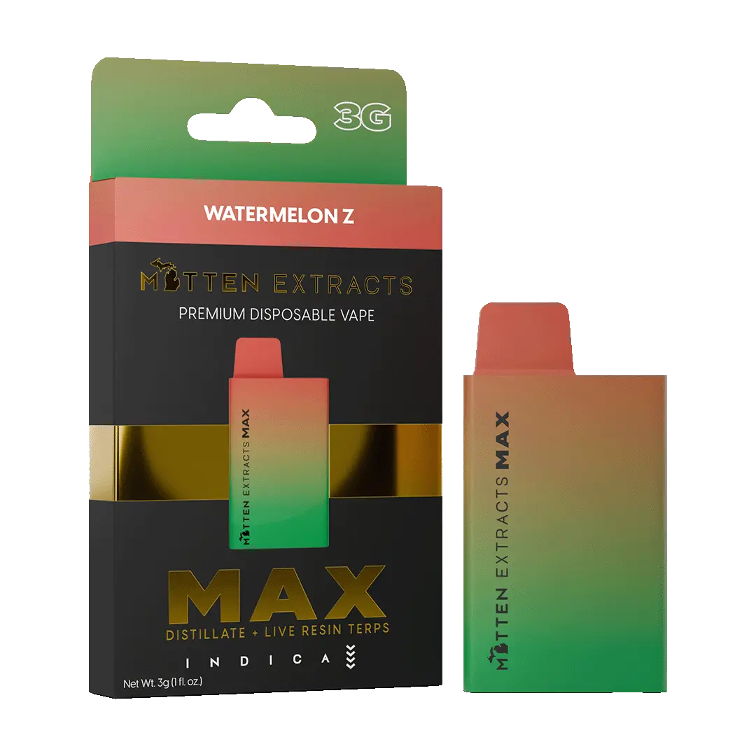 Watermelon Z MAX Disposable Vape - mitten extracts