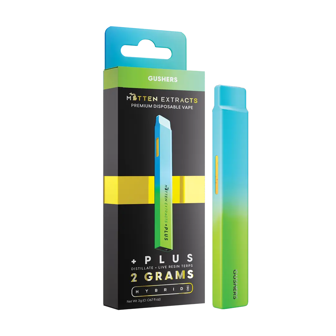 Gushers +Plus Disposable Vape 2g - mitten extracts