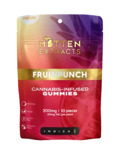 Fruit Punch Gummies 200mg (10 Pack)