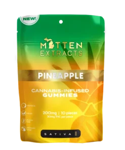 Pineapple Gummies 200mg (10 Pack)